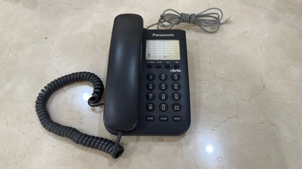 Telefone Fixo com Teclado Numérico Panasonic - Foto 2