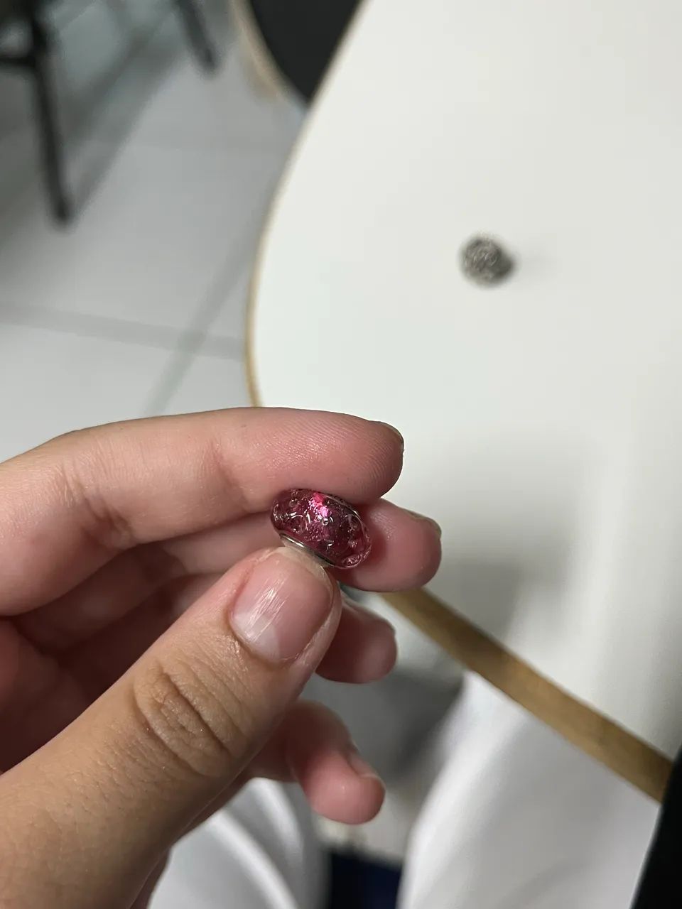 Charm Pandora ORIGINAL Murano Ondas - Pink - Foto 3