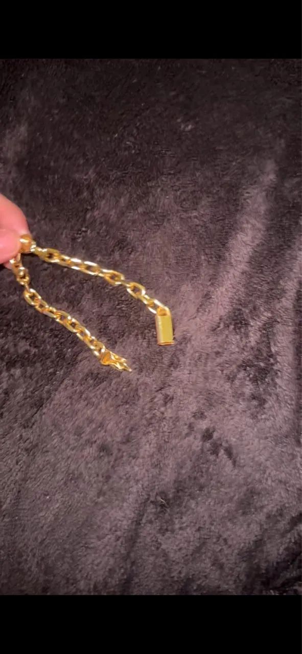 Pulseira 10mm ouro - Foto 2