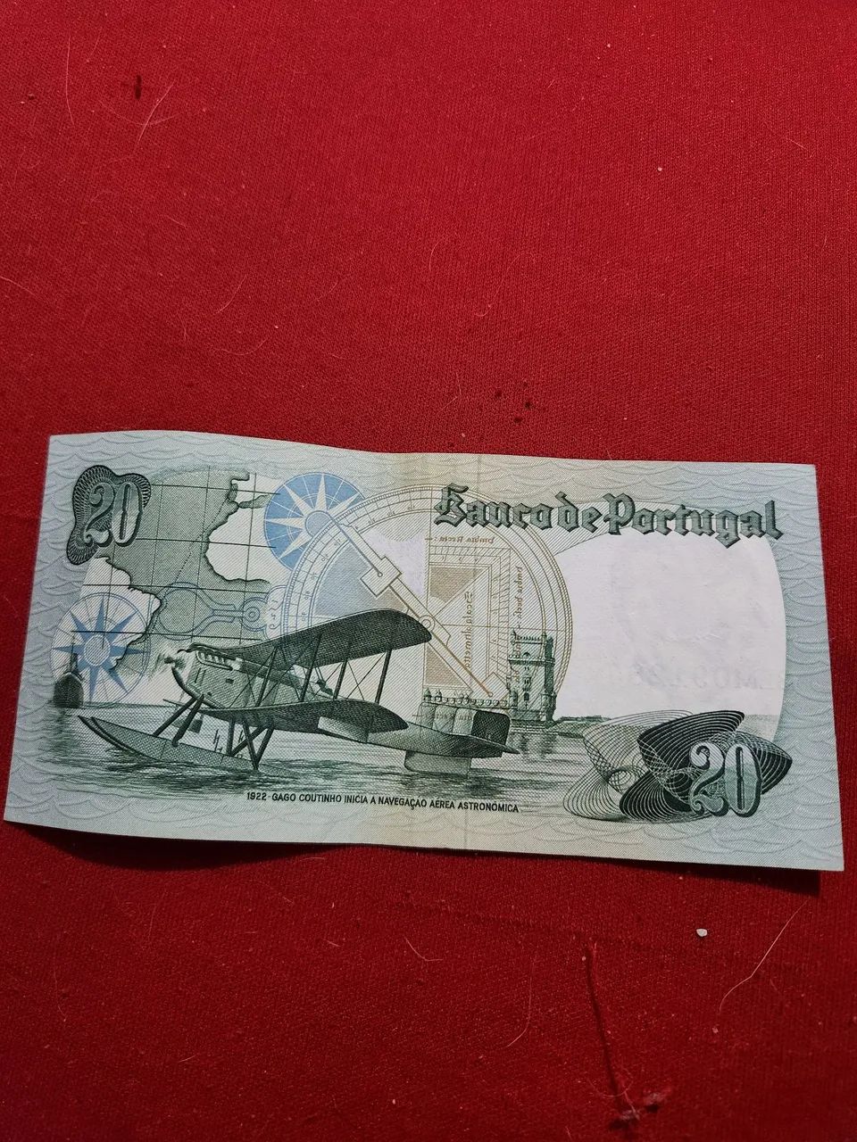 Nota de 20 escudos ouro de Portugal - Foto 2