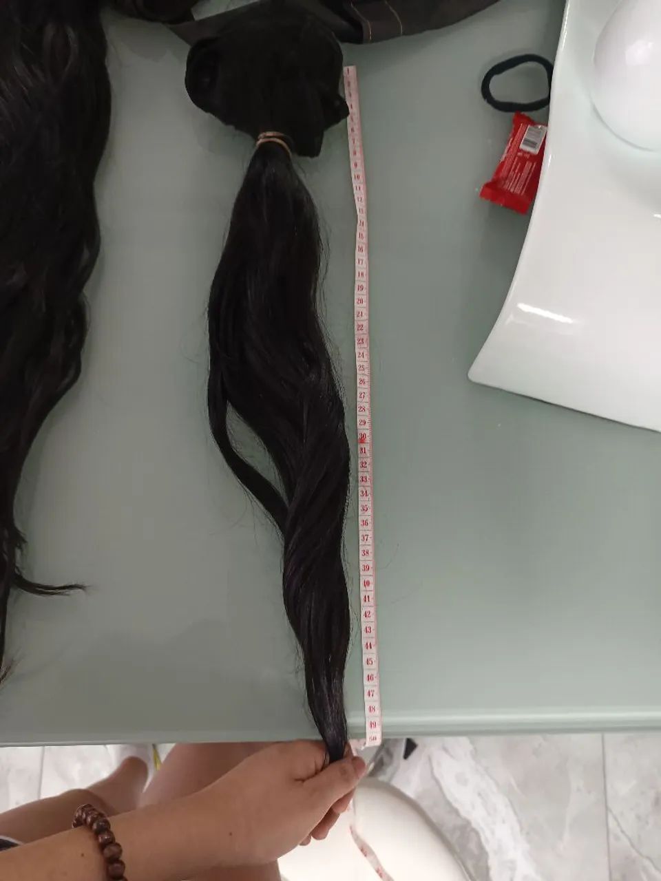 Cabelo humano , 200g - Foto 5