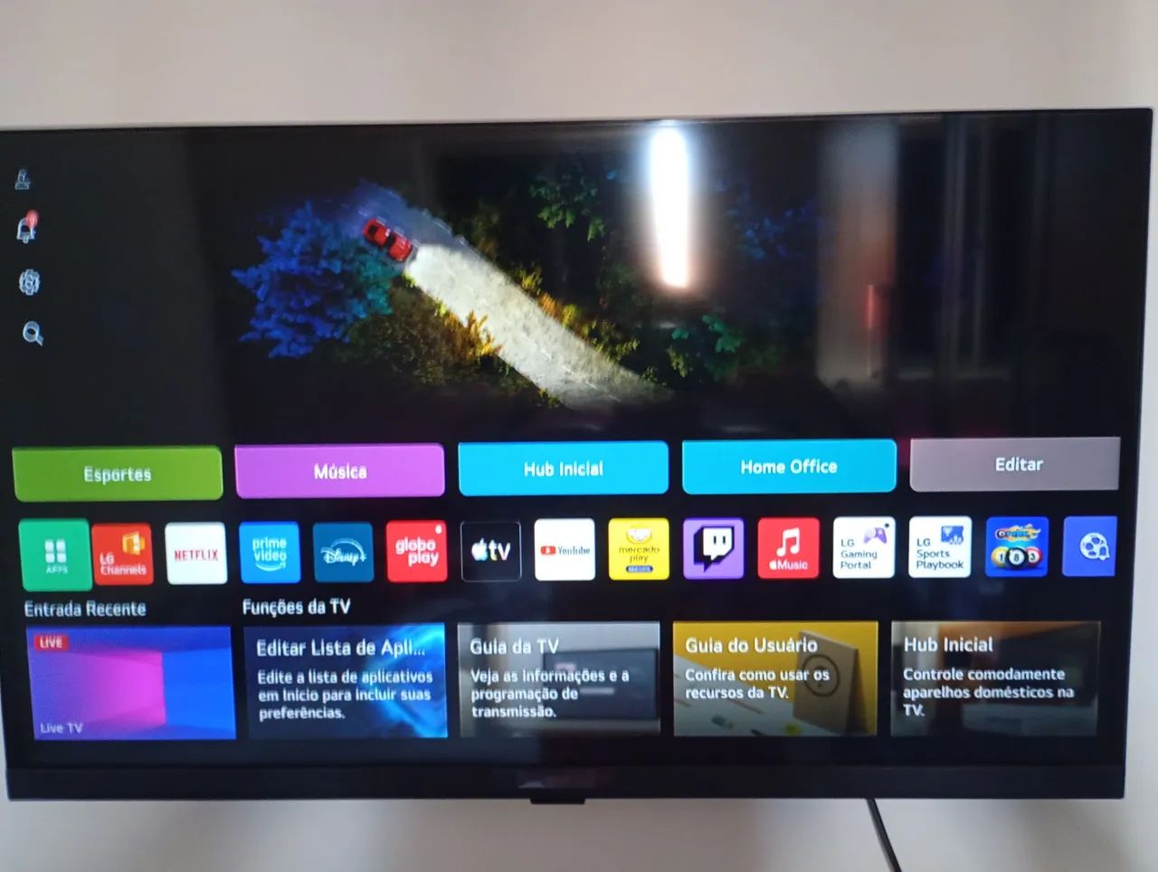 Vendo tv smart LG 32 polegadas super nova 