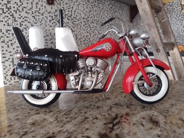 miniatura de moto com 36cm de comprimento linda leia - Foto 2