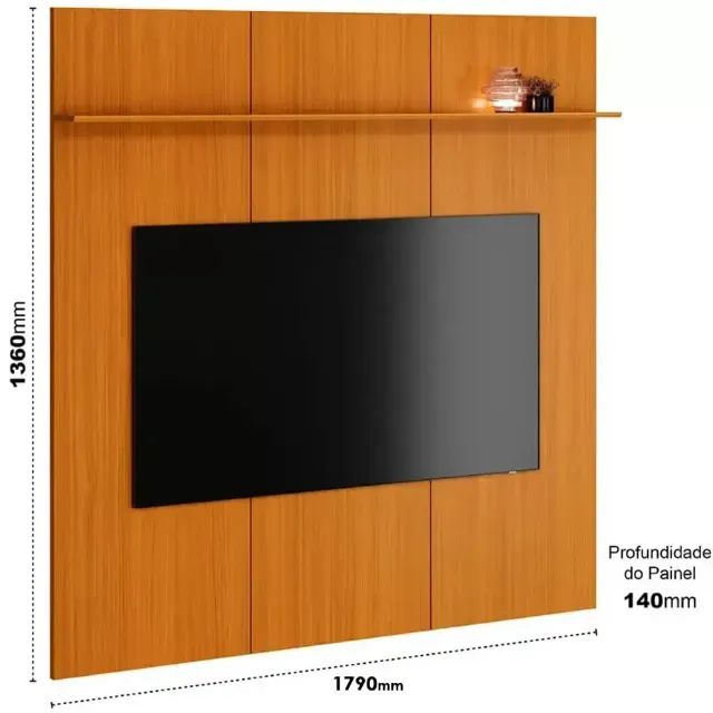 Painel 179cm para Tv Até 75 Polegadas KUP - Foto 2