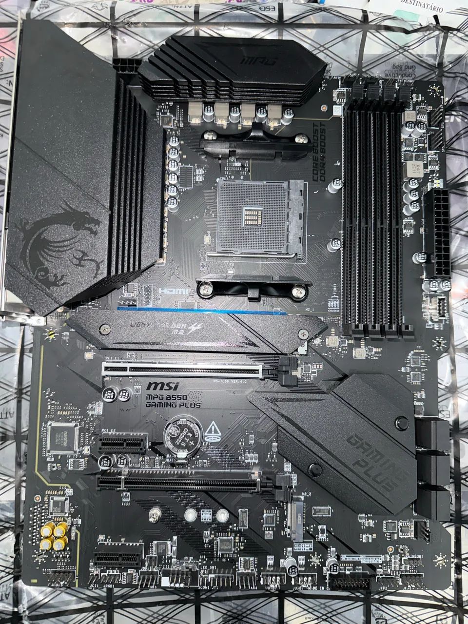 Placa Mãe MSI B550 Gaming Plus - Nova