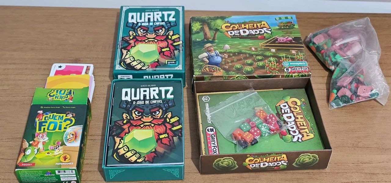 Colheita de dados Quartz e Quem foi? Jogos   - Foto 2