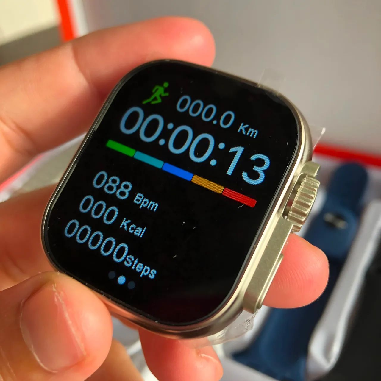 Smartwatch com 7 pulseiras novo - Foto 3
