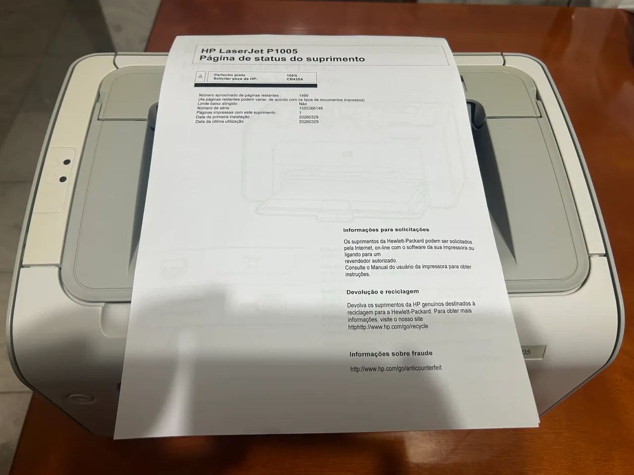 Impressora Laser Monocromática HP P1005 - Foto 2