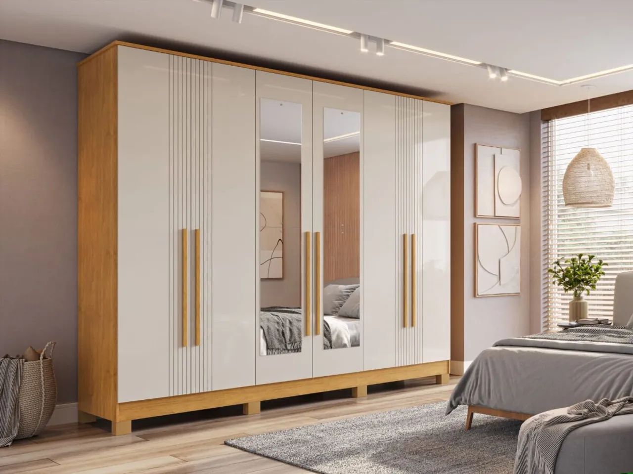 GUARDA ROUPA CASAL MDF