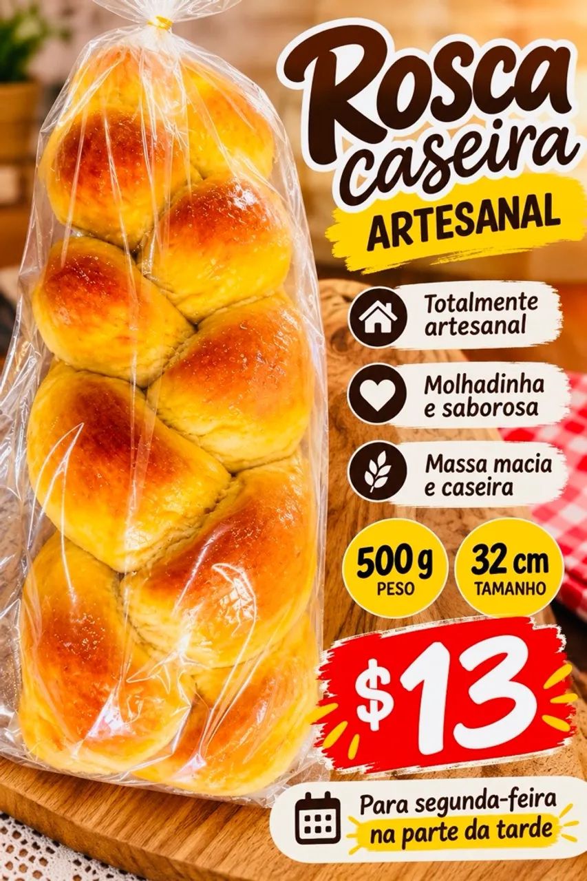 ROSCA CASEIRA DE 500 G