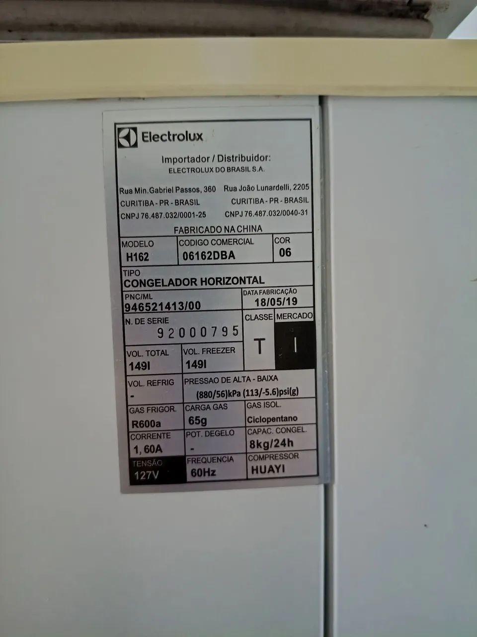 Freezer 149 litros Eletrolux  - Foto 3