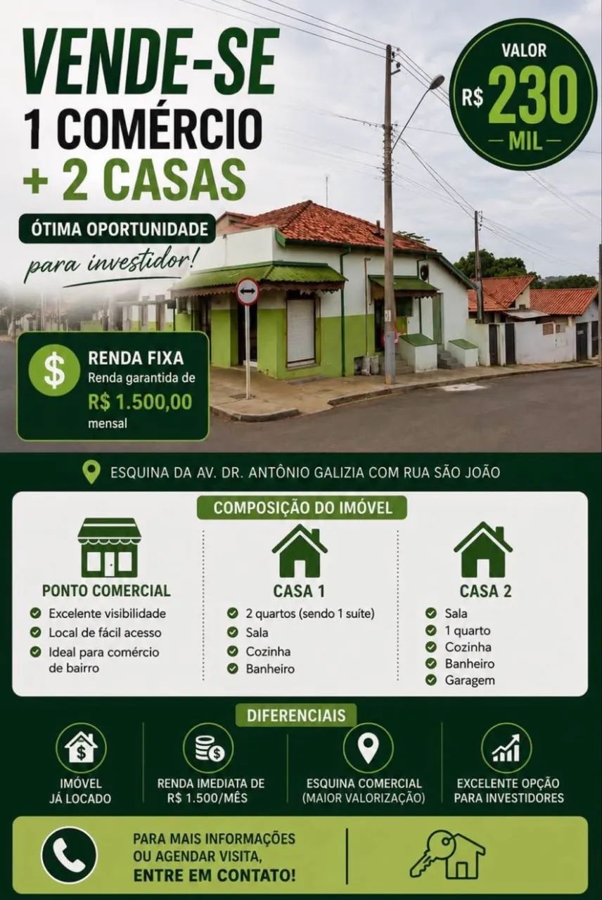 Comércio + 2 Casas  - Foto 2
