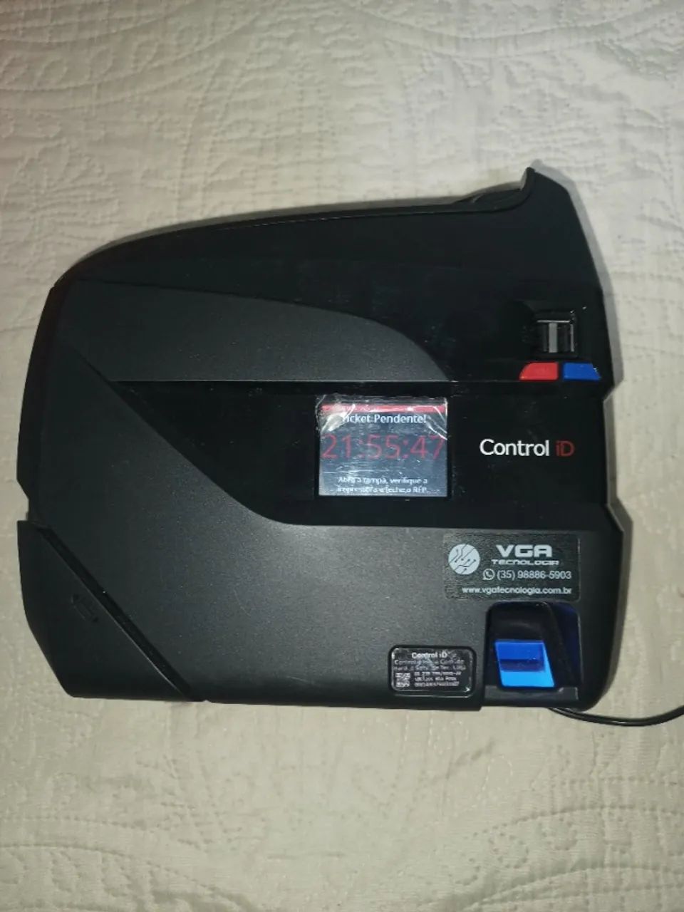 Relógio de Ponto Control iD iDClass REP - Biométrico - Usado - Foto 2