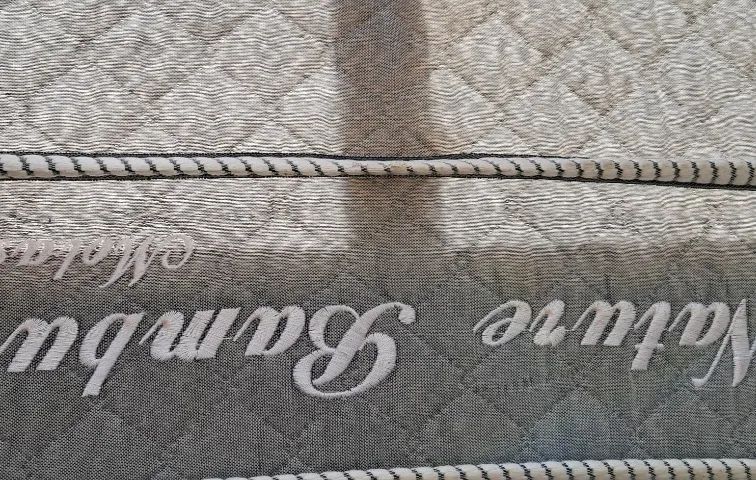 Cama Box Conjugada Casal Herval Nature Bambu com Pillow Inn e Molas Bonnel  - Foto 3
