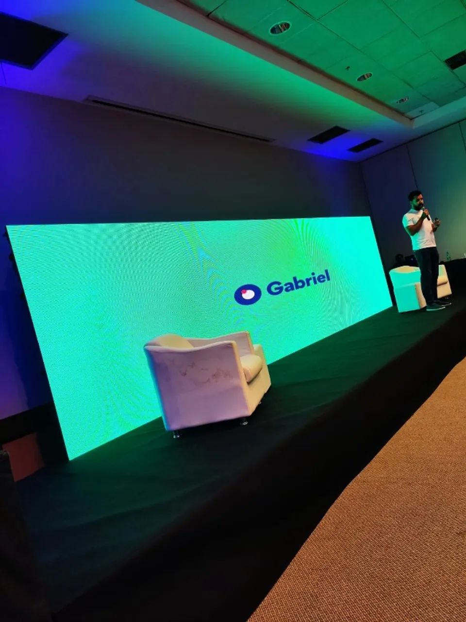 Painel de Led 5x3 - P5 outdoor Linsn 1