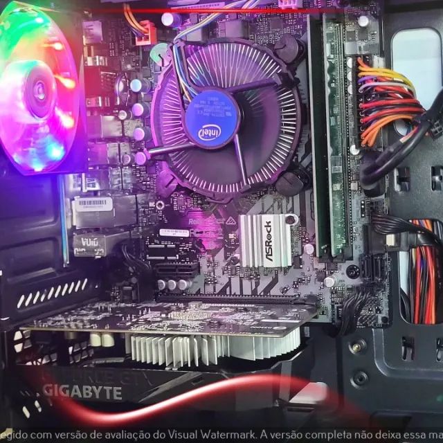 Computador i3 10100, GTX 1650 4GB, 16GB RAM, SSD 240GB, Gabinete Pcyes Venus - Foto 4