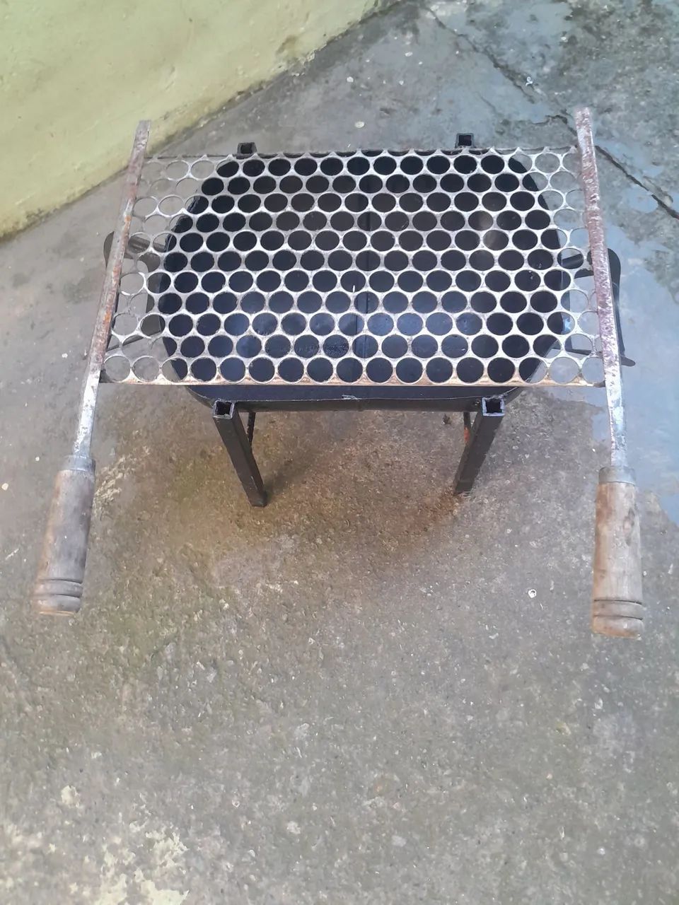 Mini churrasqueira 