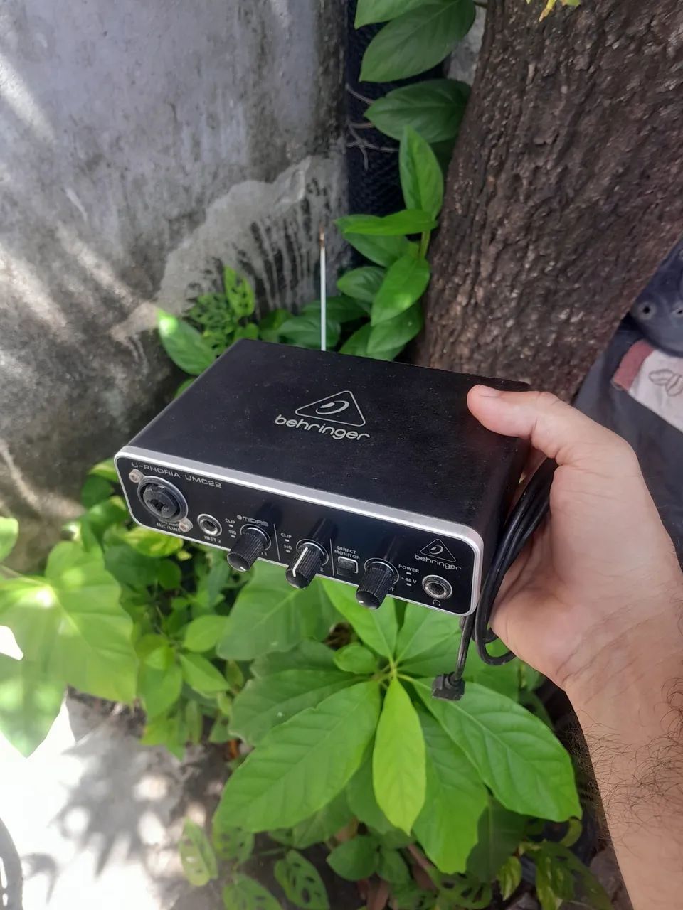 Interface placa de audio som Behringer umc 22