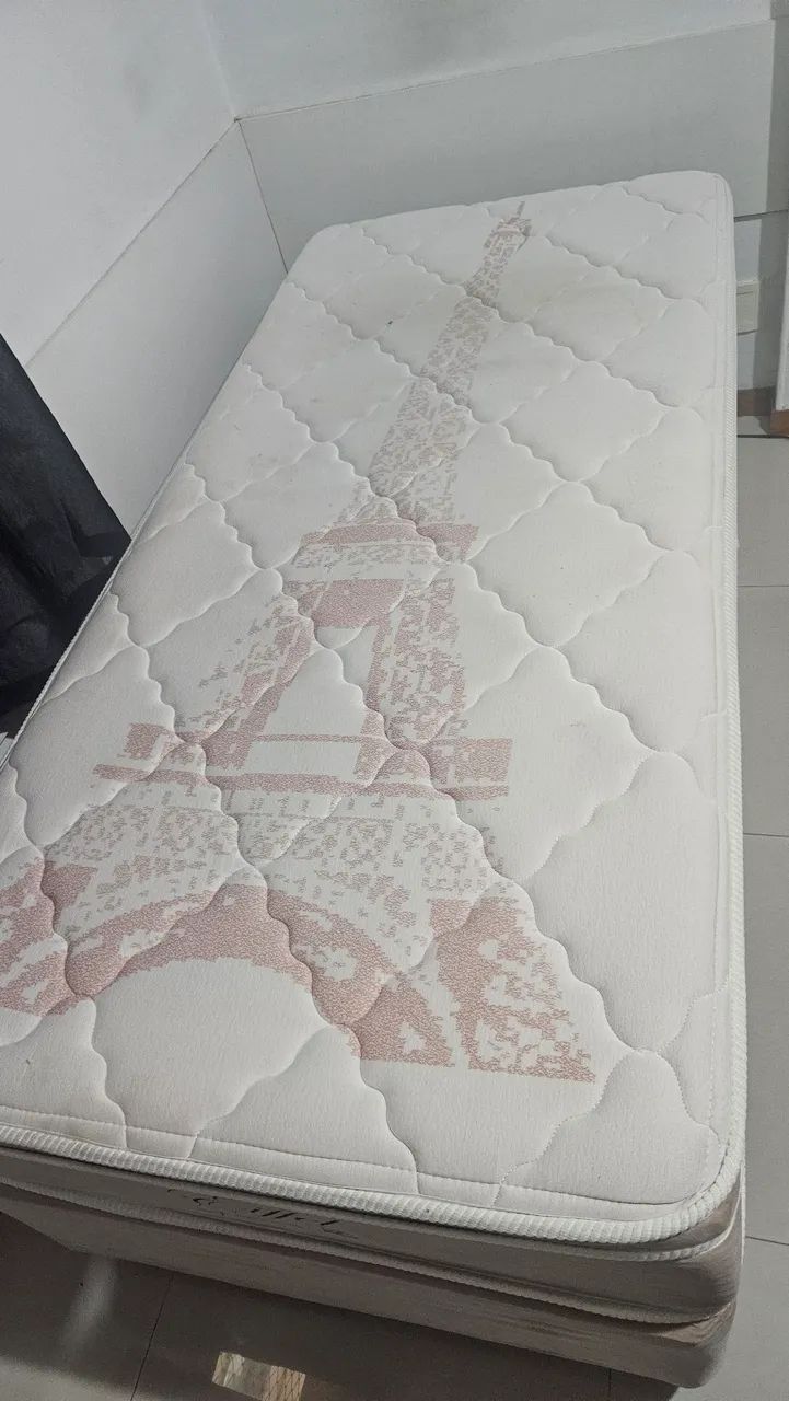 Cama box solteiro colchão mola  - Foto 2