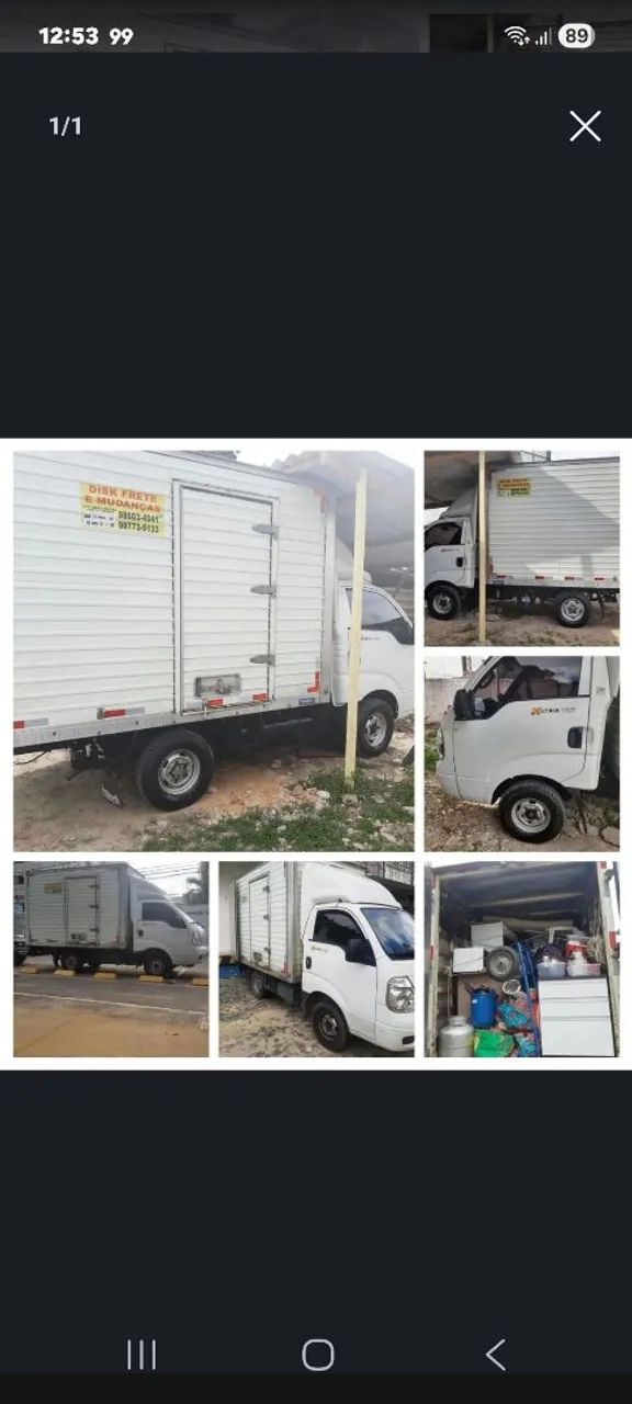 Frete e pequenas mudanças 