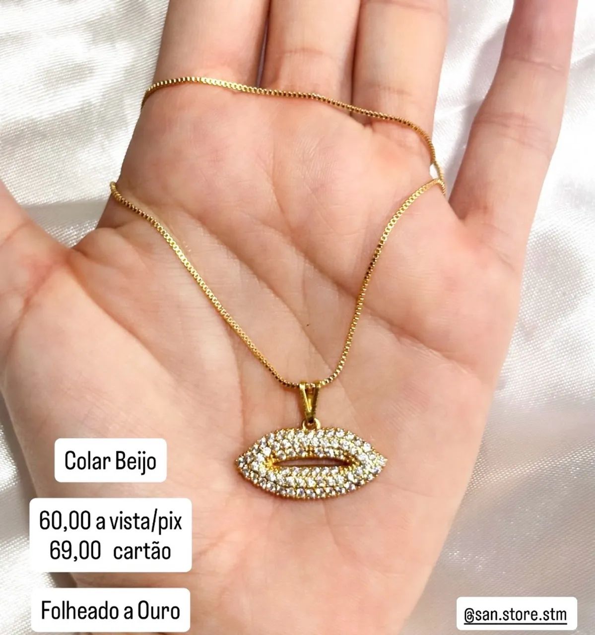 Colar Folheado a Ouro  - Foto 2
