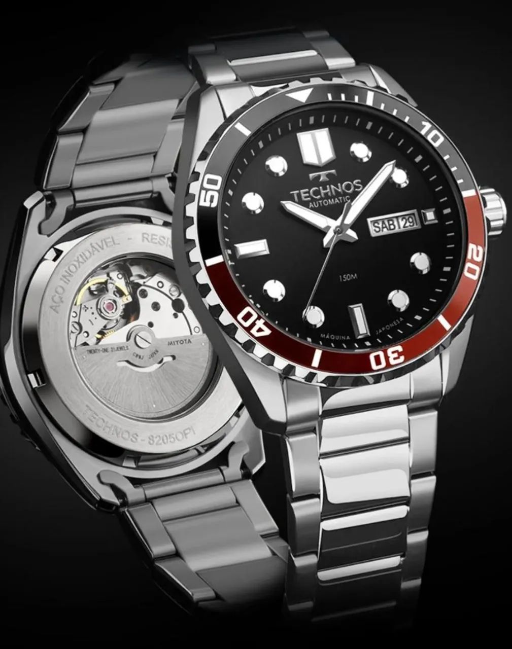 Relógio technos masculino Automático lançamento  - Foto 2