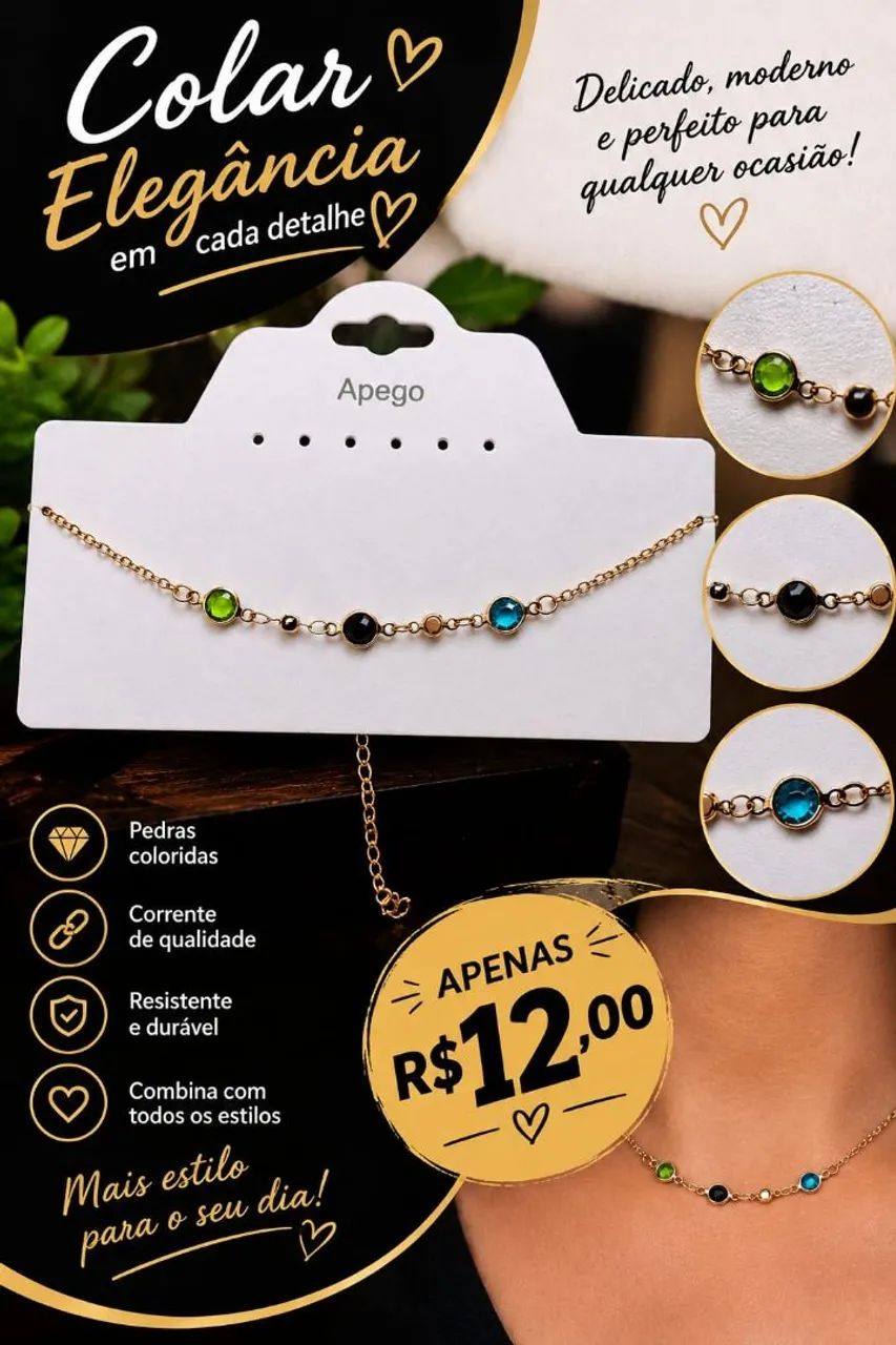 Colar feminino  - Foto 3