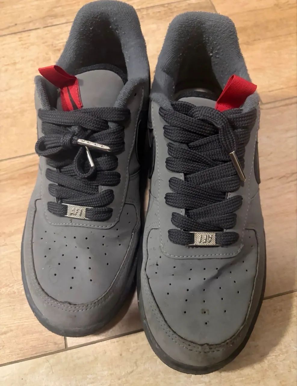 Tênis Nike Air Force Low Cinza 39 - Excelente Estado - Foto 5