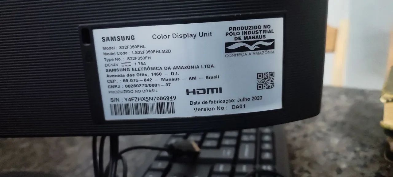 Monitor SAMSUNG 22 Polegadas  - Foto 3