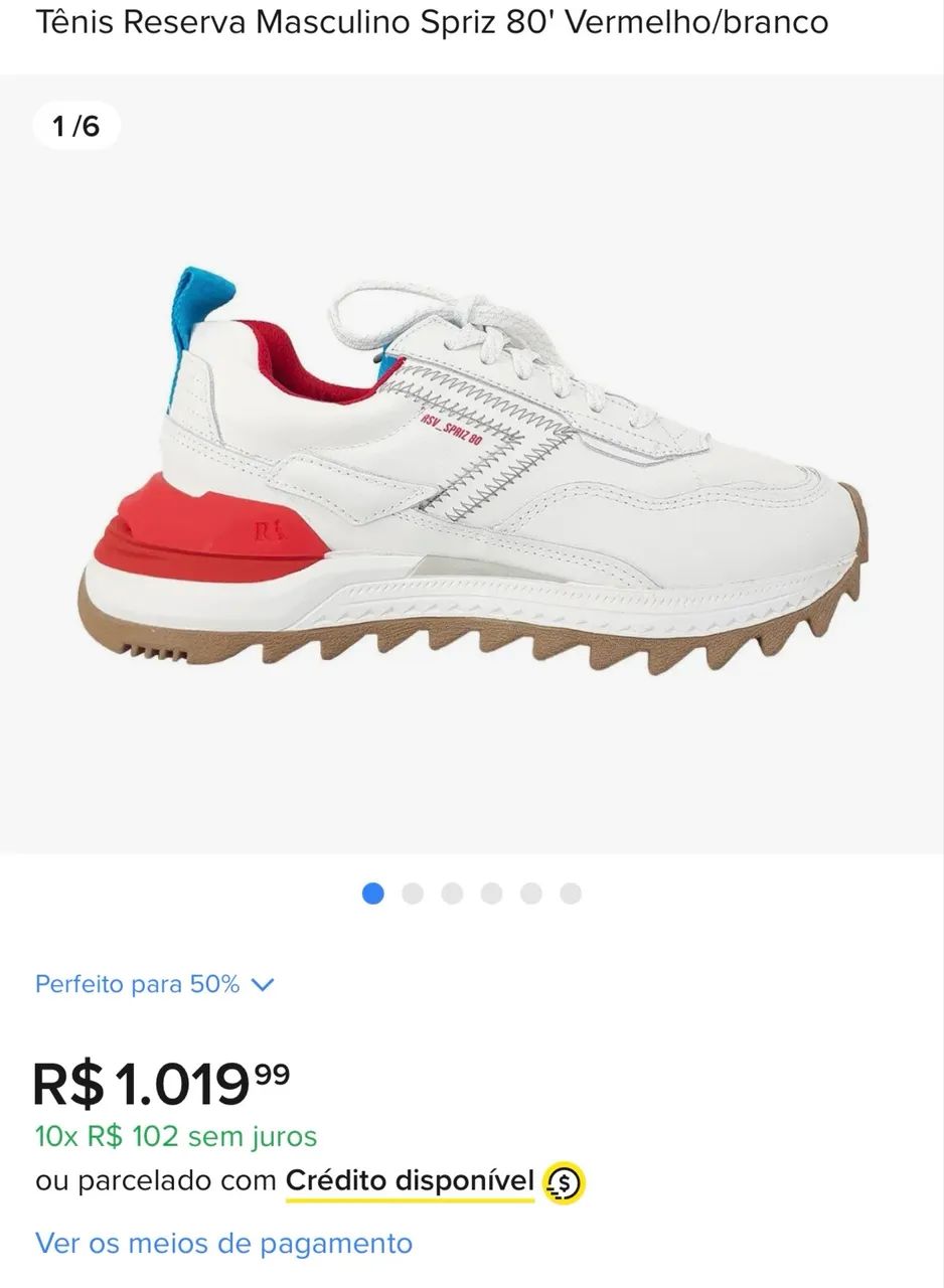 Tênis da Reserva 