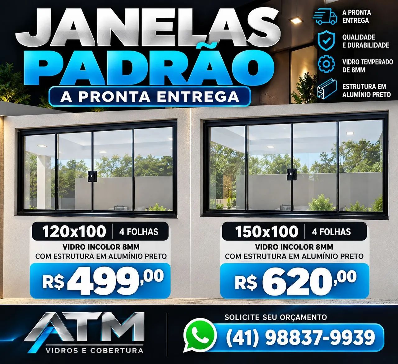 JANELAS A PRONTA ENTREGA 