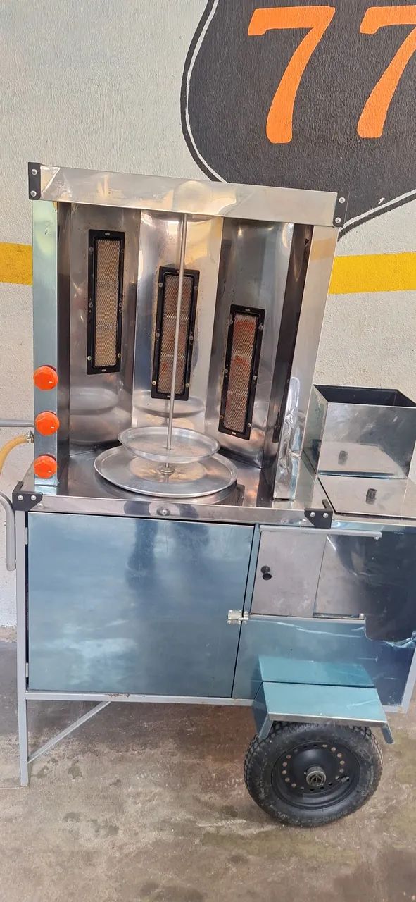 Carrinho de churrasco grego  - Foto 4