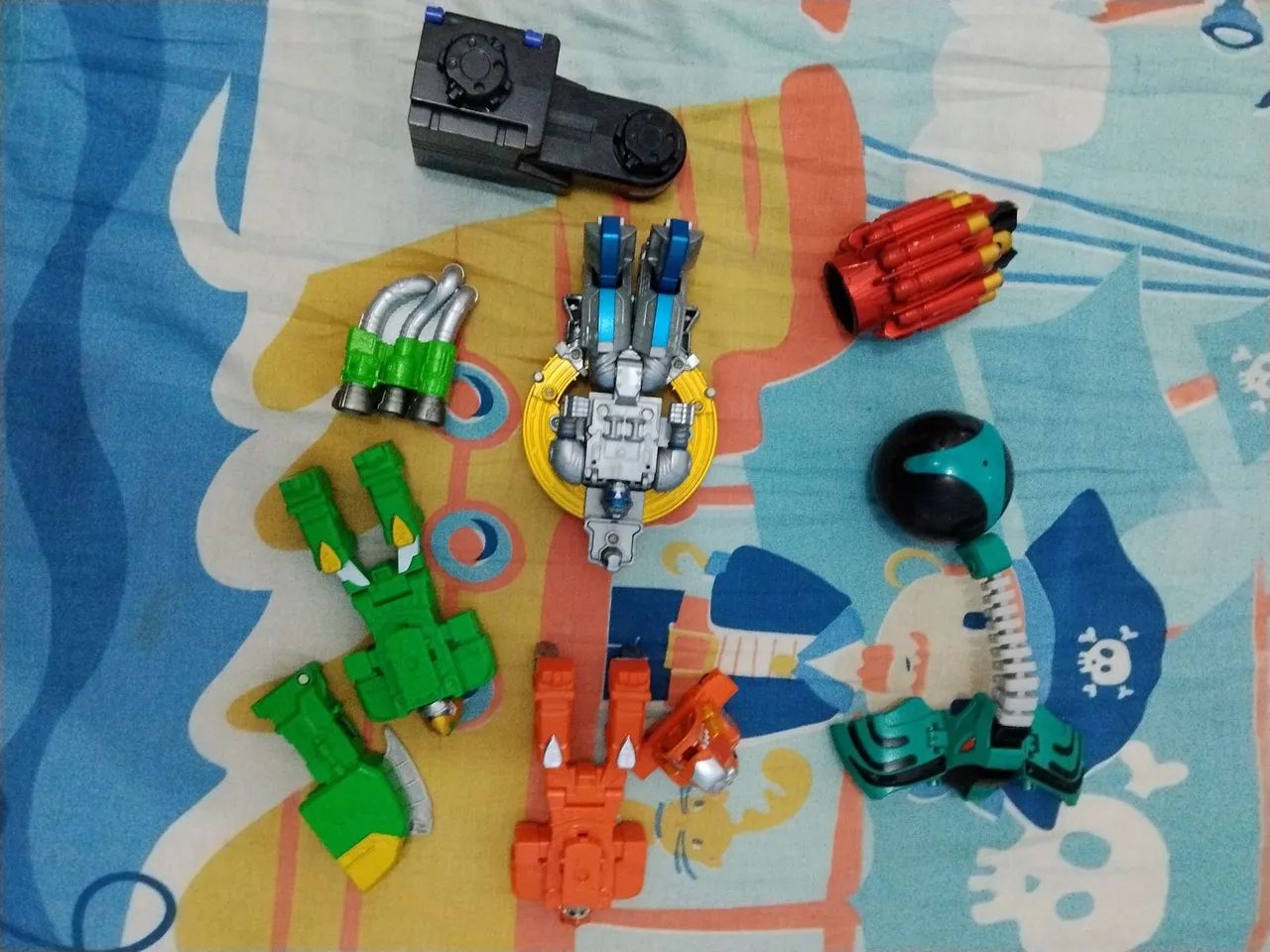 Lote de partes de megazord