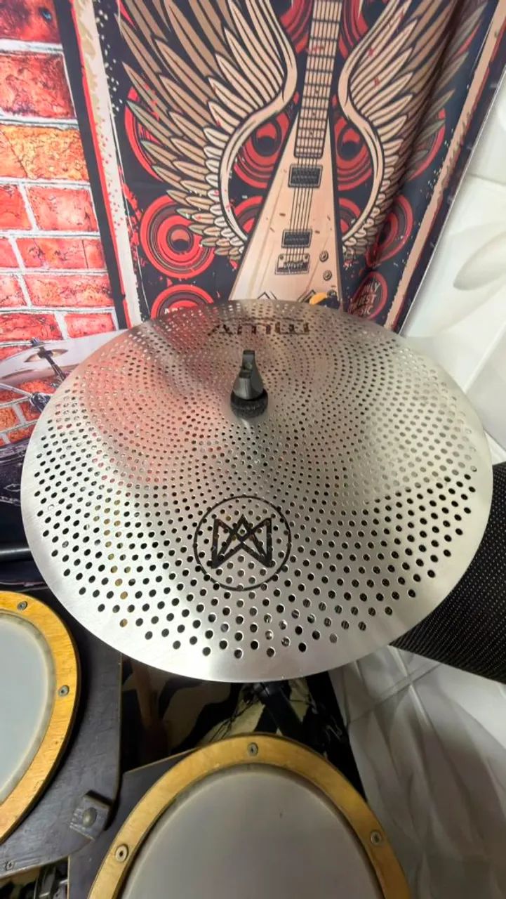Prato chimbal  mute/silent 14 polegadas novo