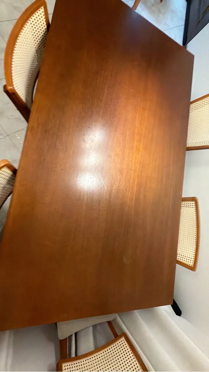 Mesa de jantar de madeira  - Foto 2