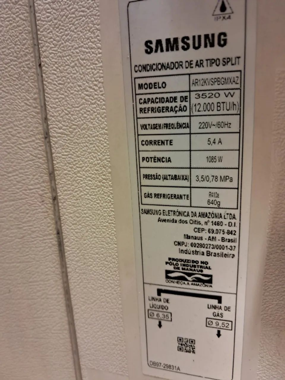 ?AR-CONDICIONADO SPLIT SAMSUNG 12.000 BTUs - 220V - Foto 2