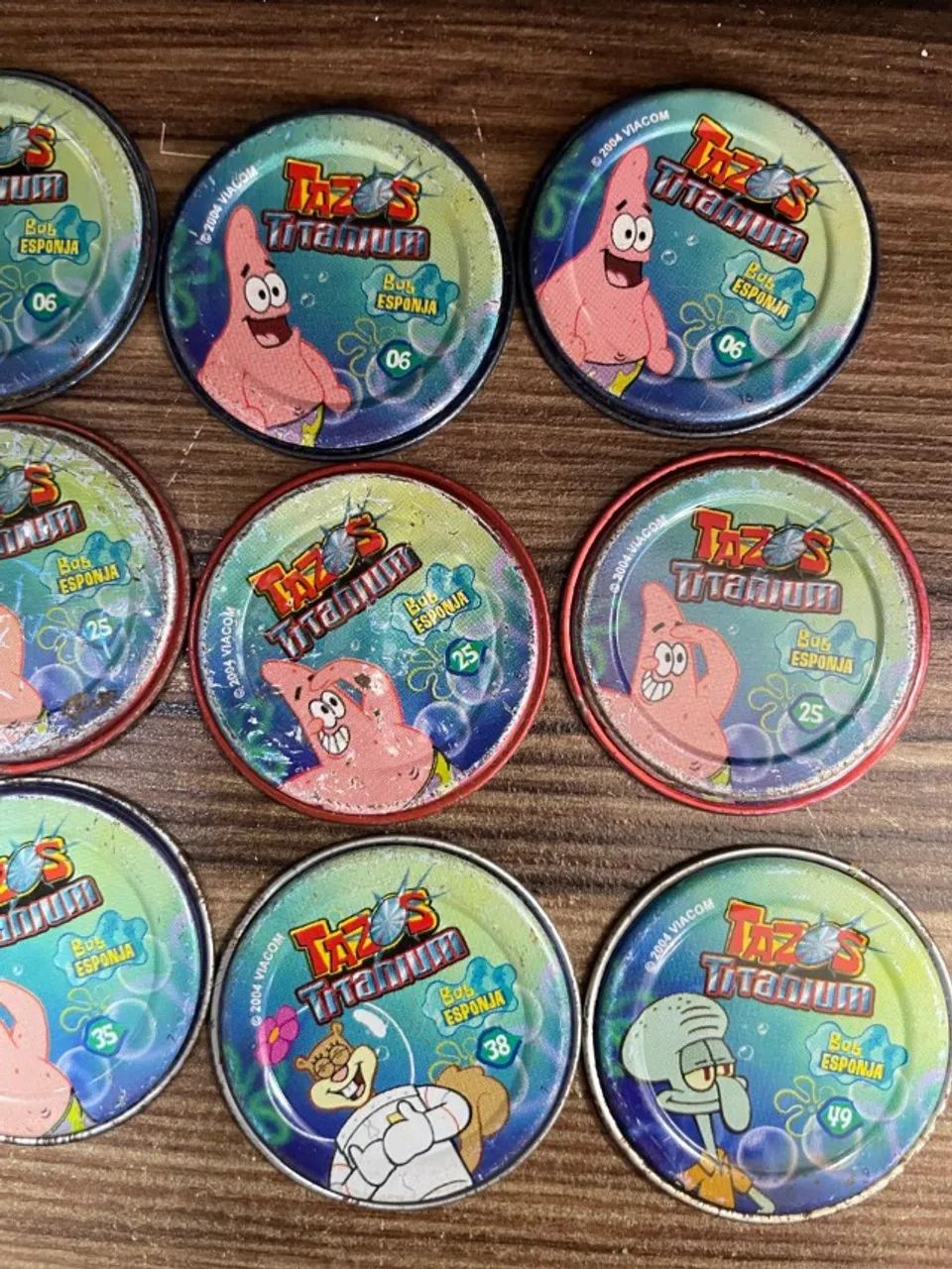 Tazo elma chips Bob Esponja metal - Foto 3