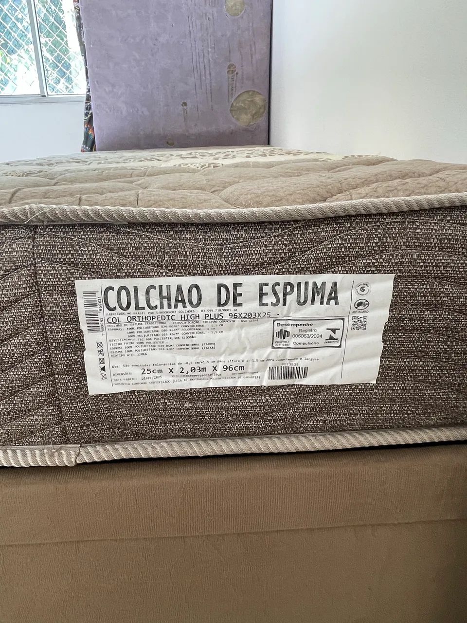 Cama box baú viúva + colchão ortopédico  - Foto 2