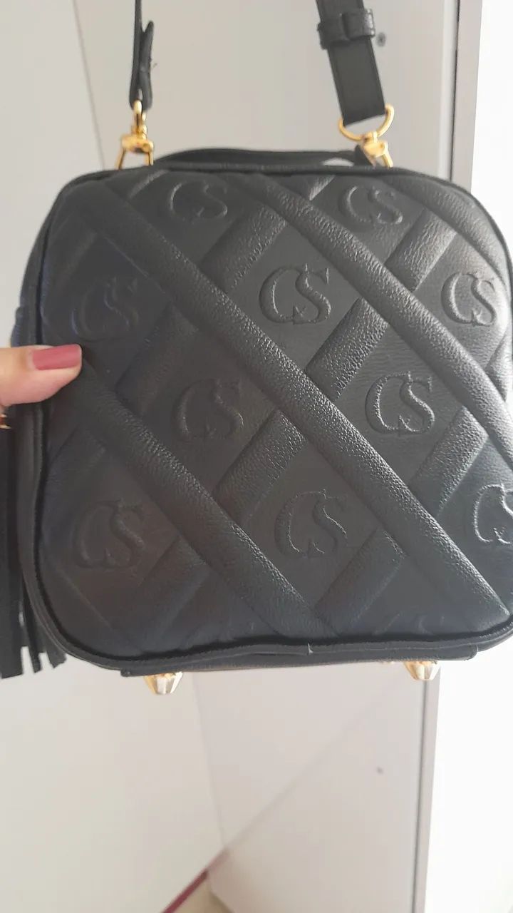 Bolsa Carmen Steffens alto relevo  - Foto 5