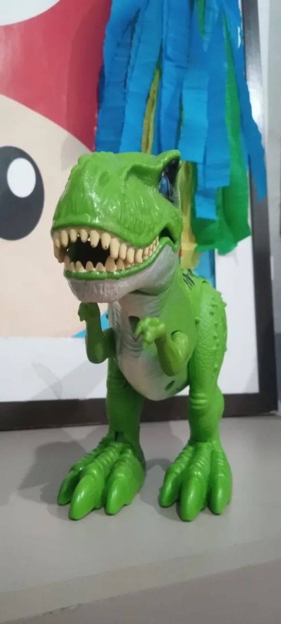 Boneco T-Rex robô alive funcionando - Foto 5