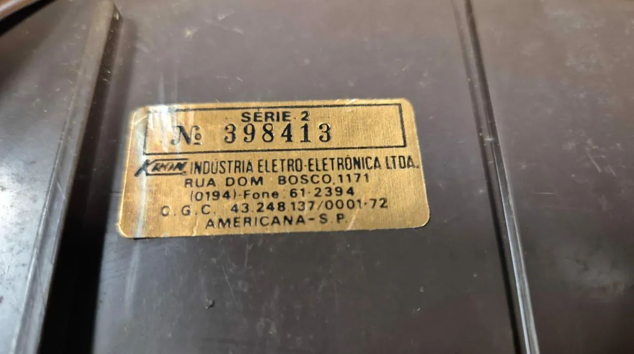 Conversor de Sinal UHF Marca Kron Anos 80 - Foto 5