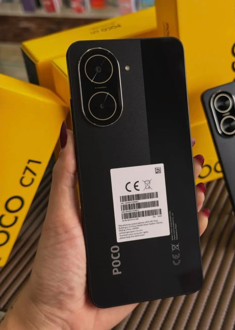 Poco O mais vendido disparado - C71 - Black  128Gb