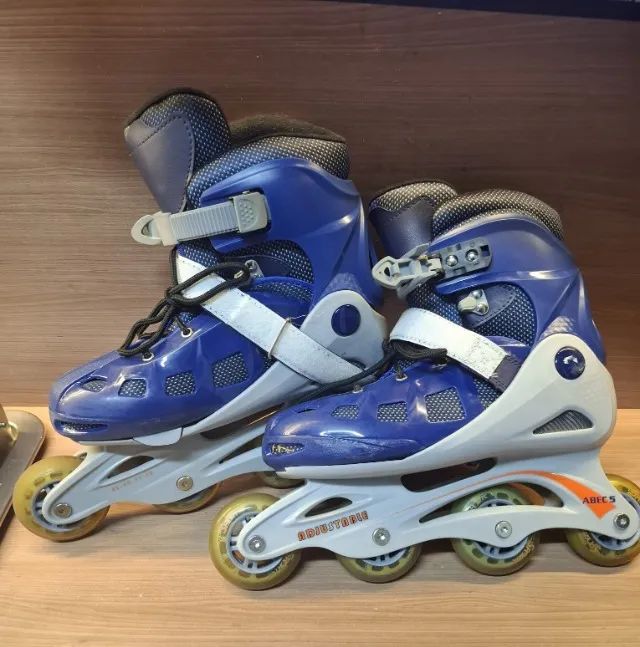 PATINS AJUSTÁVEL 36 A 39 ABEC-5 - Foto 4