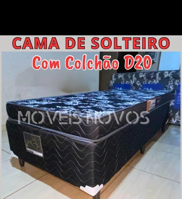 Conjunto de Solteiro Colchão e  Box Novo (Mega Oferta) - Foto 2