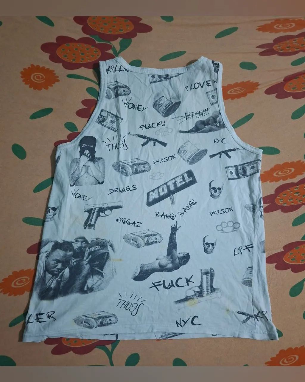 Camisa Regata Prison Tamanho M - Foto 2