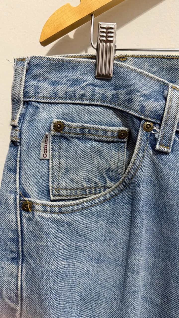 Calça Carhartt vtg azul - Foto 4
