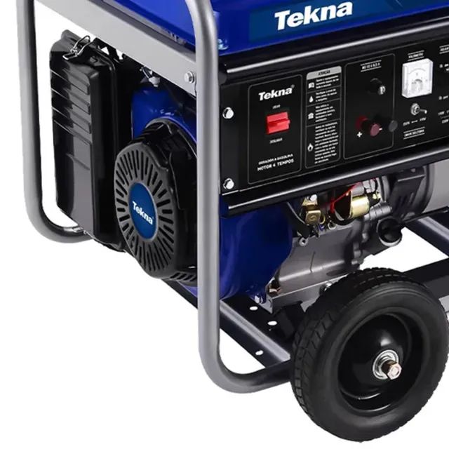 Gerador de Energia a Gasolina 6.0 KVA Bivolt Tekna GT6500FB - Partida Manual - Foto 2