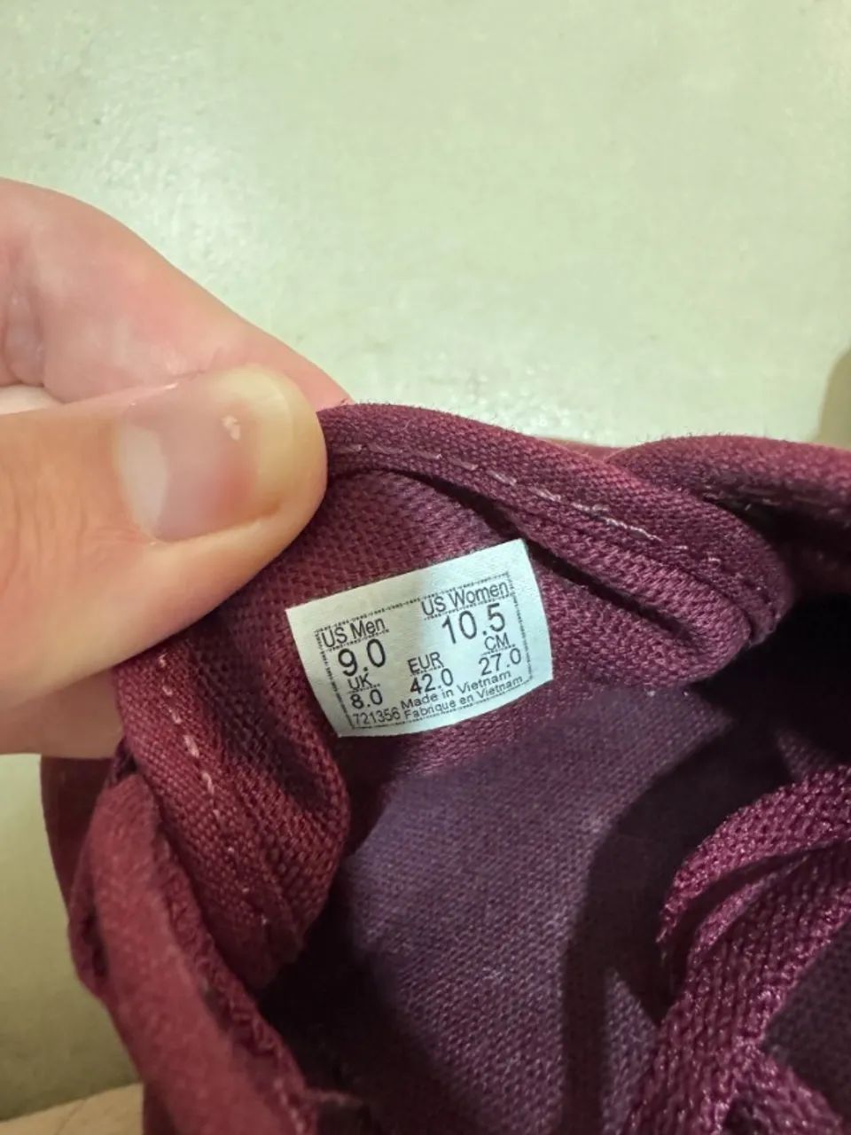 Vans Authentic Vinho Tamanho 40 - Foto 3