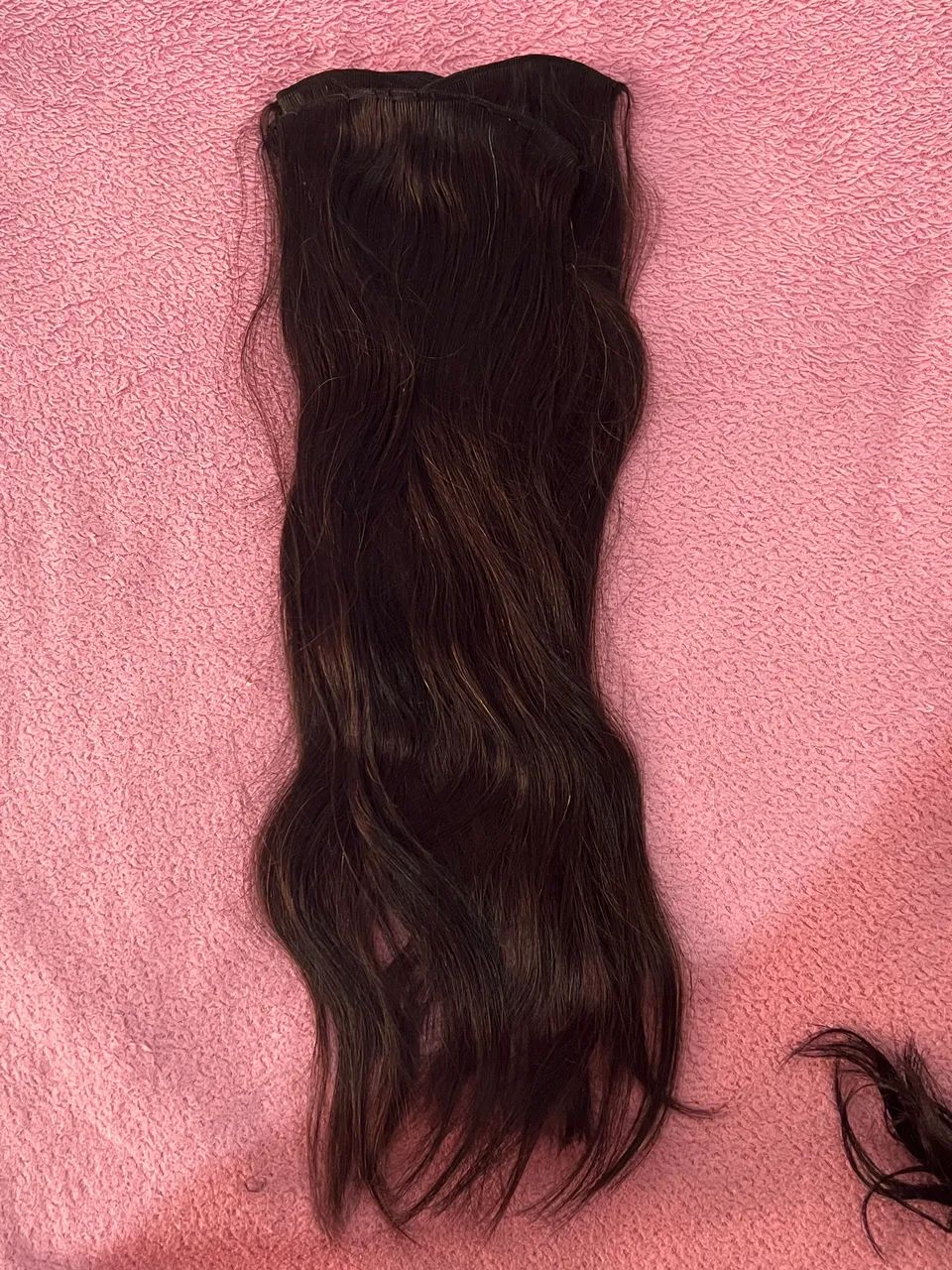 Cabelo brasileiro ( CASTANHO) 200gm 75 cm  - Foto 3