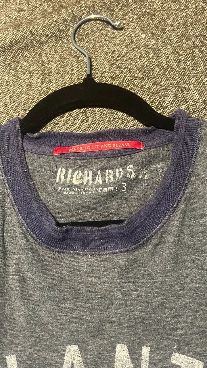 Blusa de malha de algodão manga longa Richards  - Foto 3
